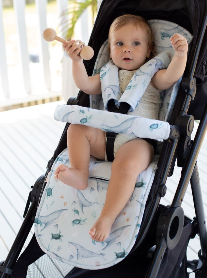 Bambella Designs Universal Pram Liner | Turtle Bay