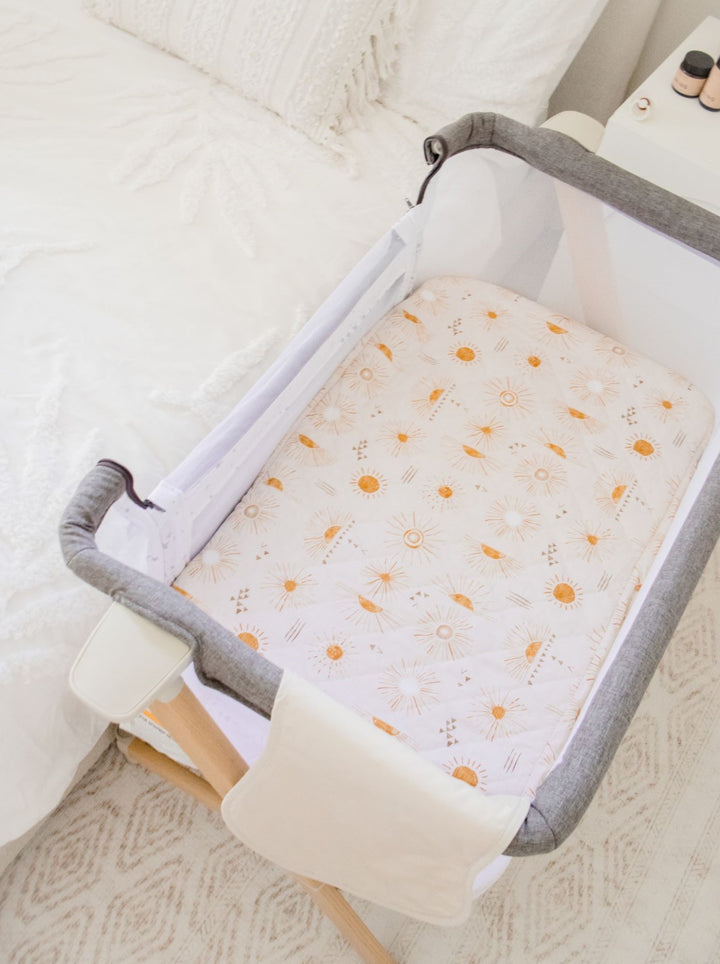 Bambella Co-Sleeper Fitted Waterproof Sheet | Bohemian Sunshine