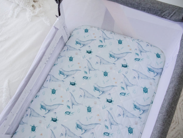 Bambella Co-Sleeper Fitted Waterproof Sheet |  Turtle Bay