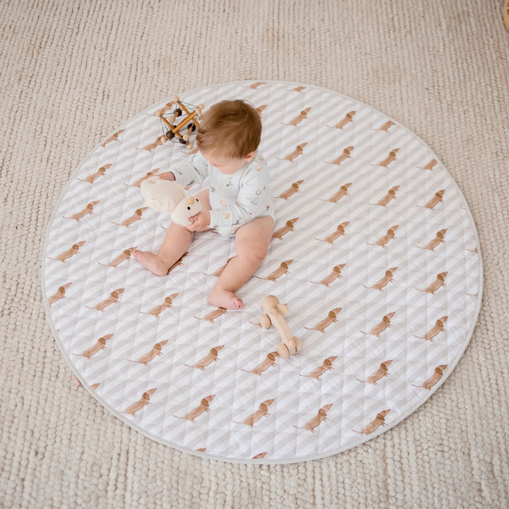 Bambella Designs Padded Waterproof Play Mat - Dachshund Days