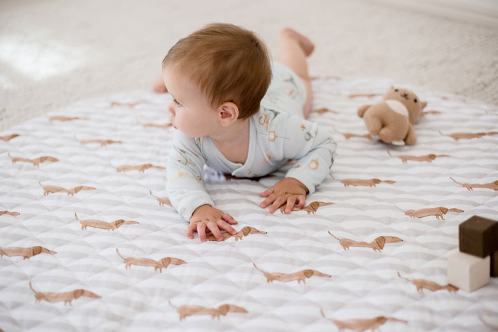 Bambella Designs Padded Waterproof Play Mat - Dachshund Days