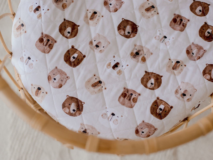 Bambella Waterproof Bassinet Sheet | Bear in There