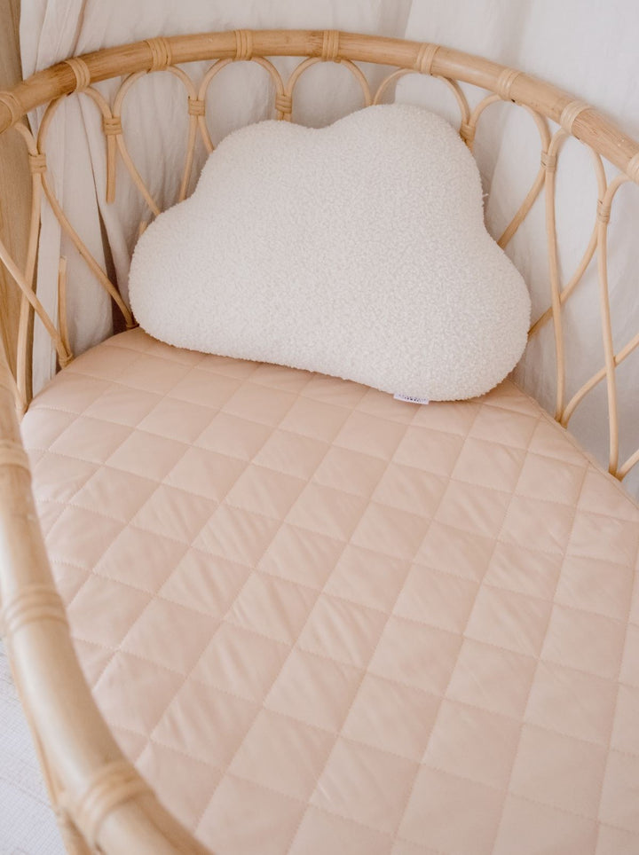 Bambella Waterproof Bassinet Sheet | Nude