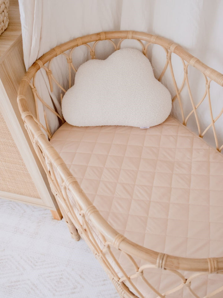 Bambella Waterproof Bassinet Sheet | Nude