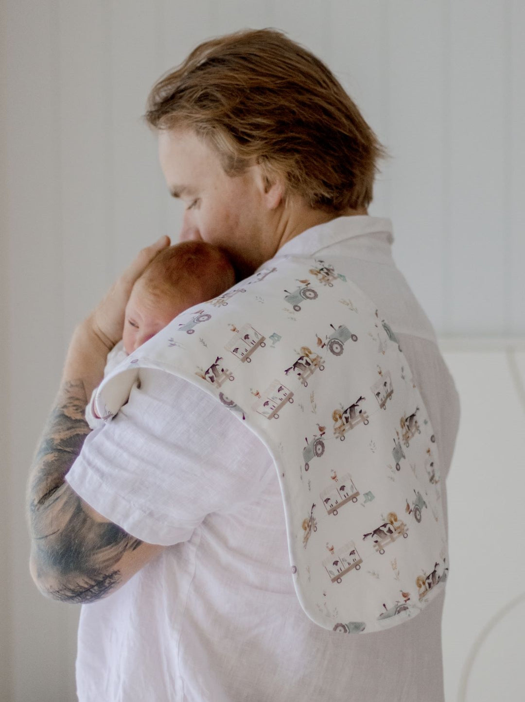 Bambella Burp Cloths 2 Pack | Oakwood Farm & Latte