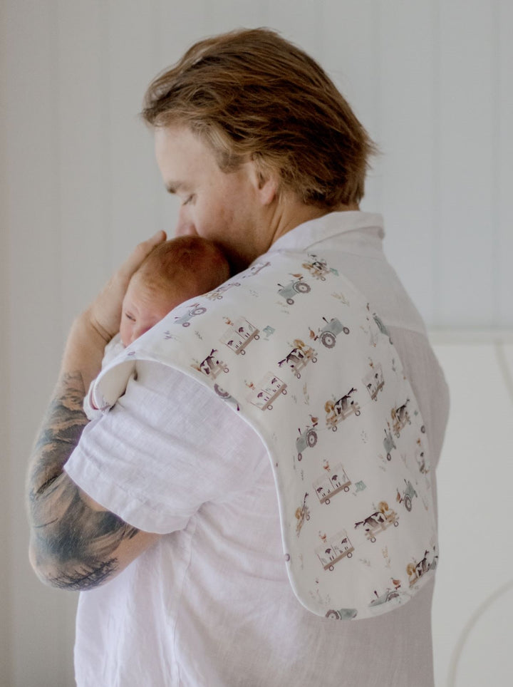 Bambella Burp Cloths 2 Pack | Oakwood Farm & Latte