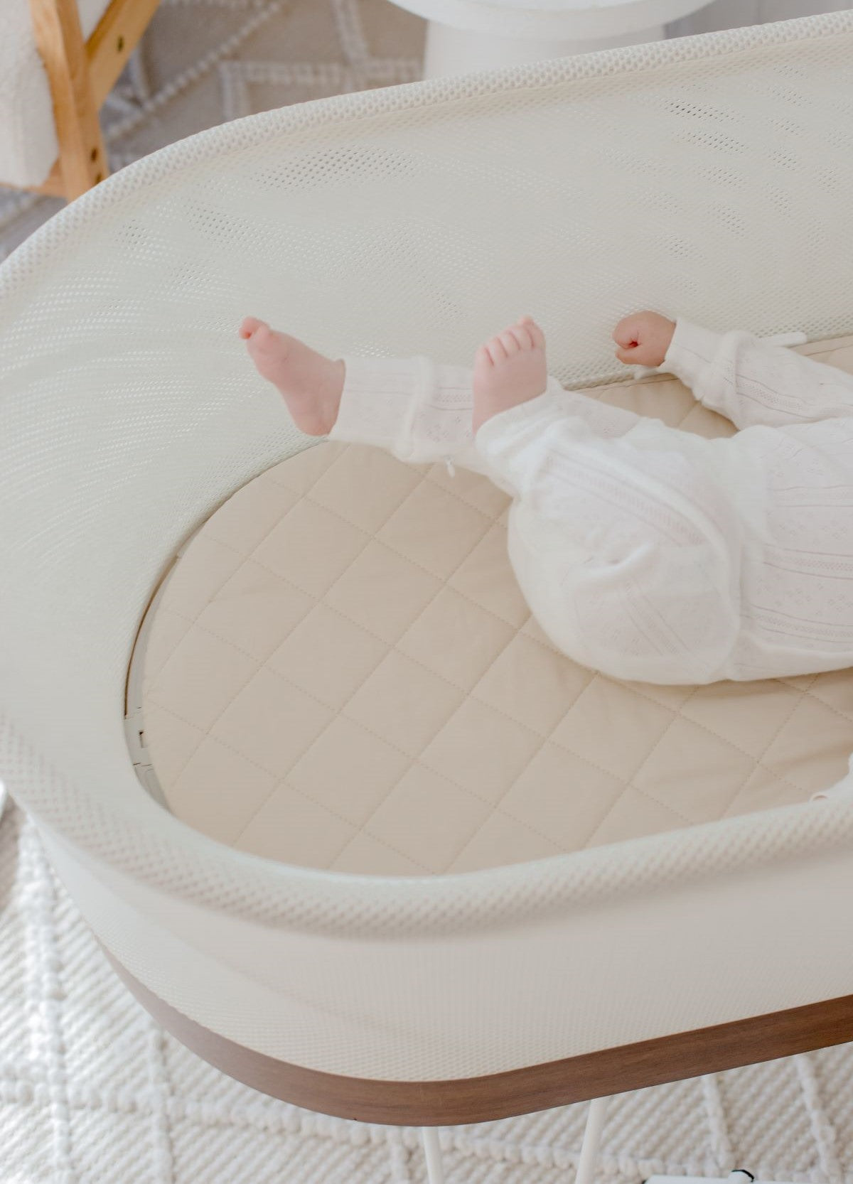 Oat Waterproof Snoo Moses Bassinet Sheet Bambella Designs The Thrifty Mumma