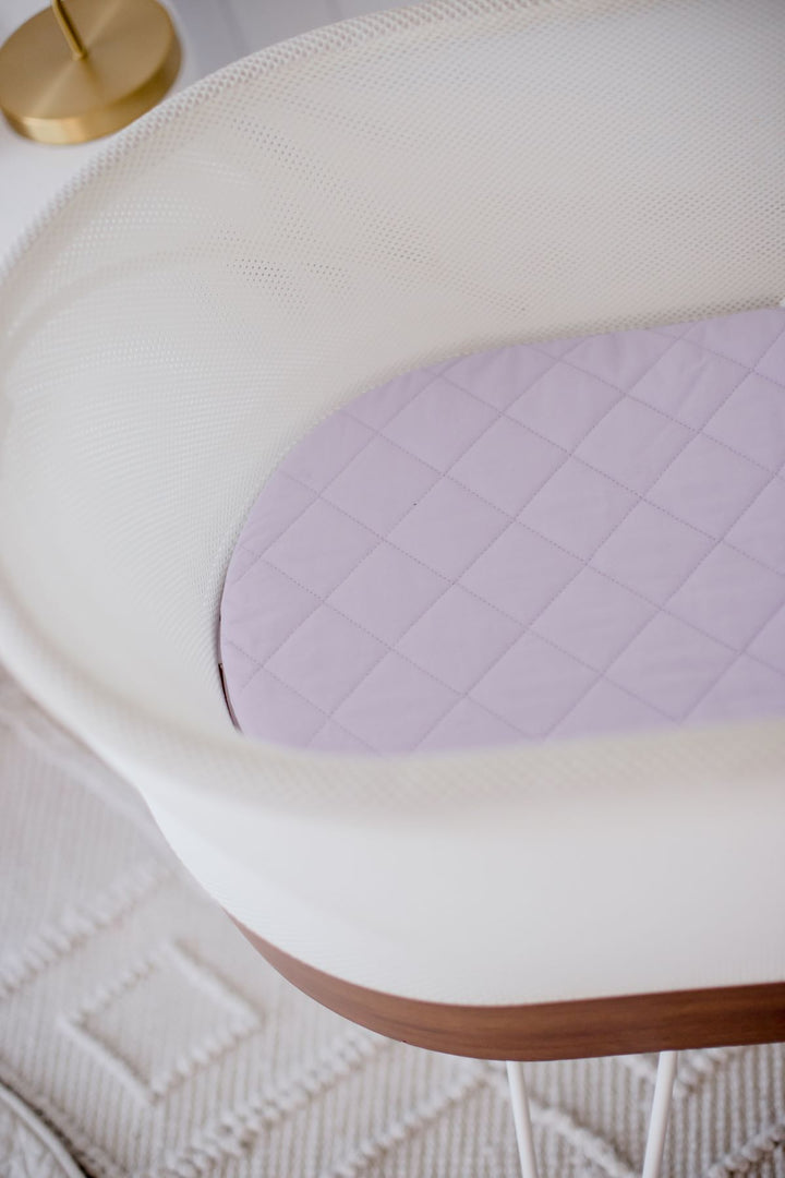 Bambella Waterproof Moses Bassinet Sheet |  Lavender Haze