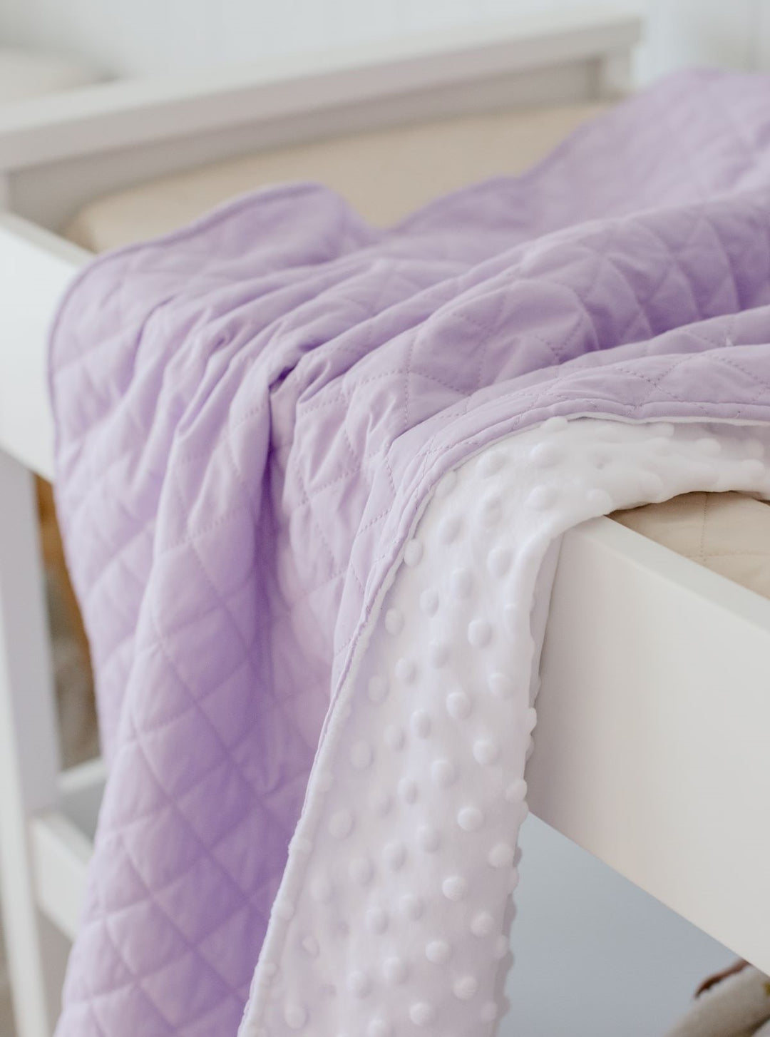 Bambella Designs Quilted Snuggle Blanket - Lavender Haze