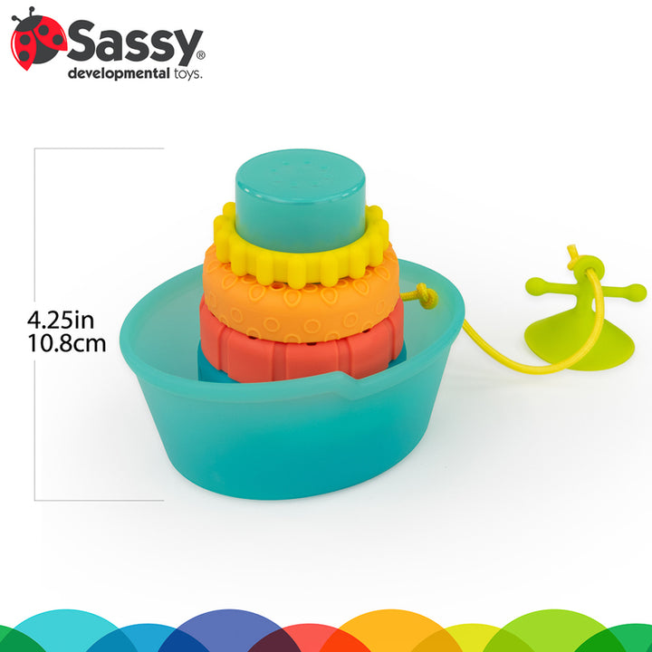 Stackin' Ship Tub Bath Play Set