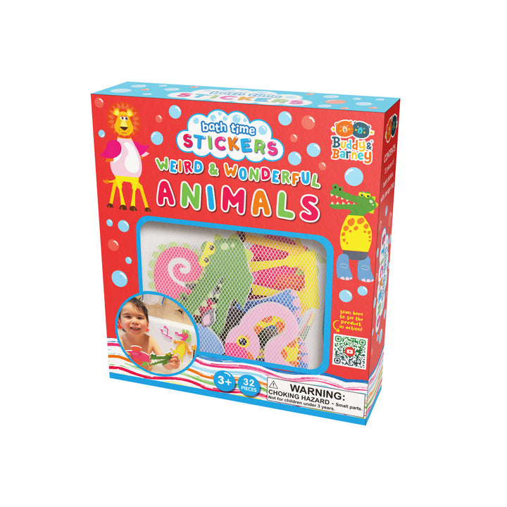 Bath Time Sticker Play Set -  Weird & Wonderful Animals