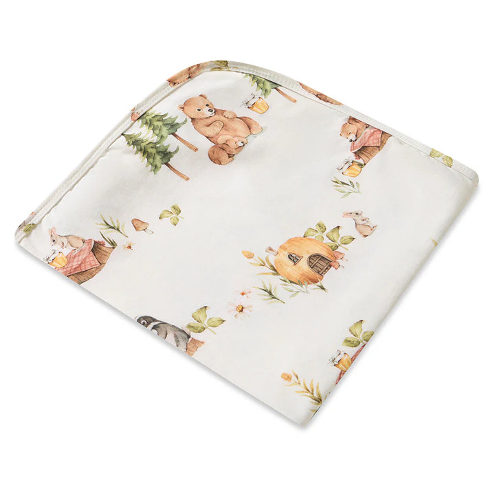 Snuggle Hunny Baby Jersey Wrap & Beanie Set - Bear