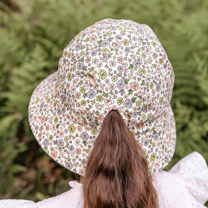 Bedhead Kids Ponytail Bucket Sun Hat - Floret