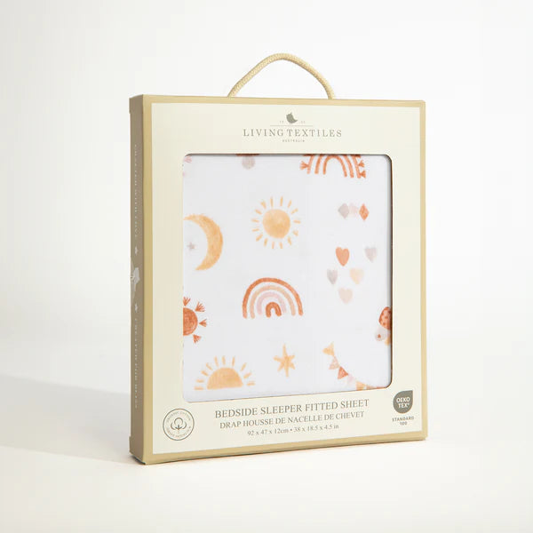 Bedside Bassinet/ Co Sleeper Fitted Sheet - Bohemian Bliss