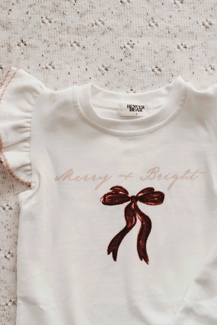 Bencer & Hazelnut Bodysuit/Tee - Merry & Bright