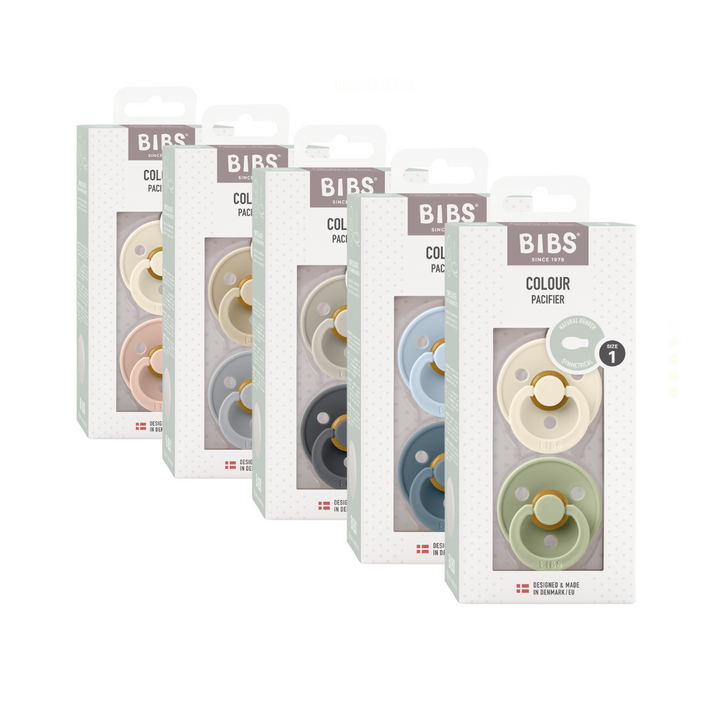 BIBS Symmetrical Colour Latex Dummies Twin Pack