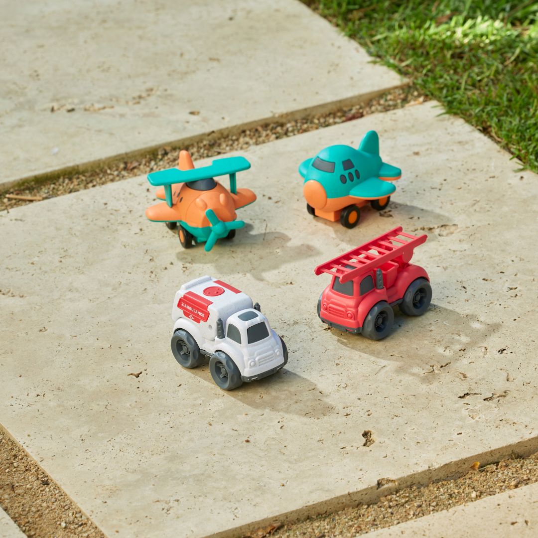 Bioplastic Vehicle Play Sets - Assorted