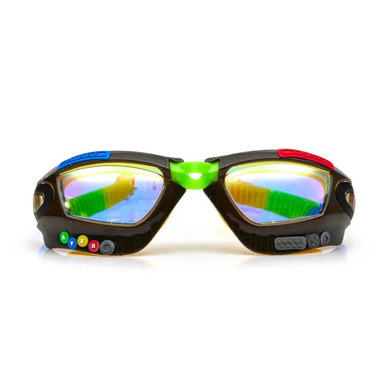 Bling2o Bigger Kids Swim Goggles | Jet Black Gamer