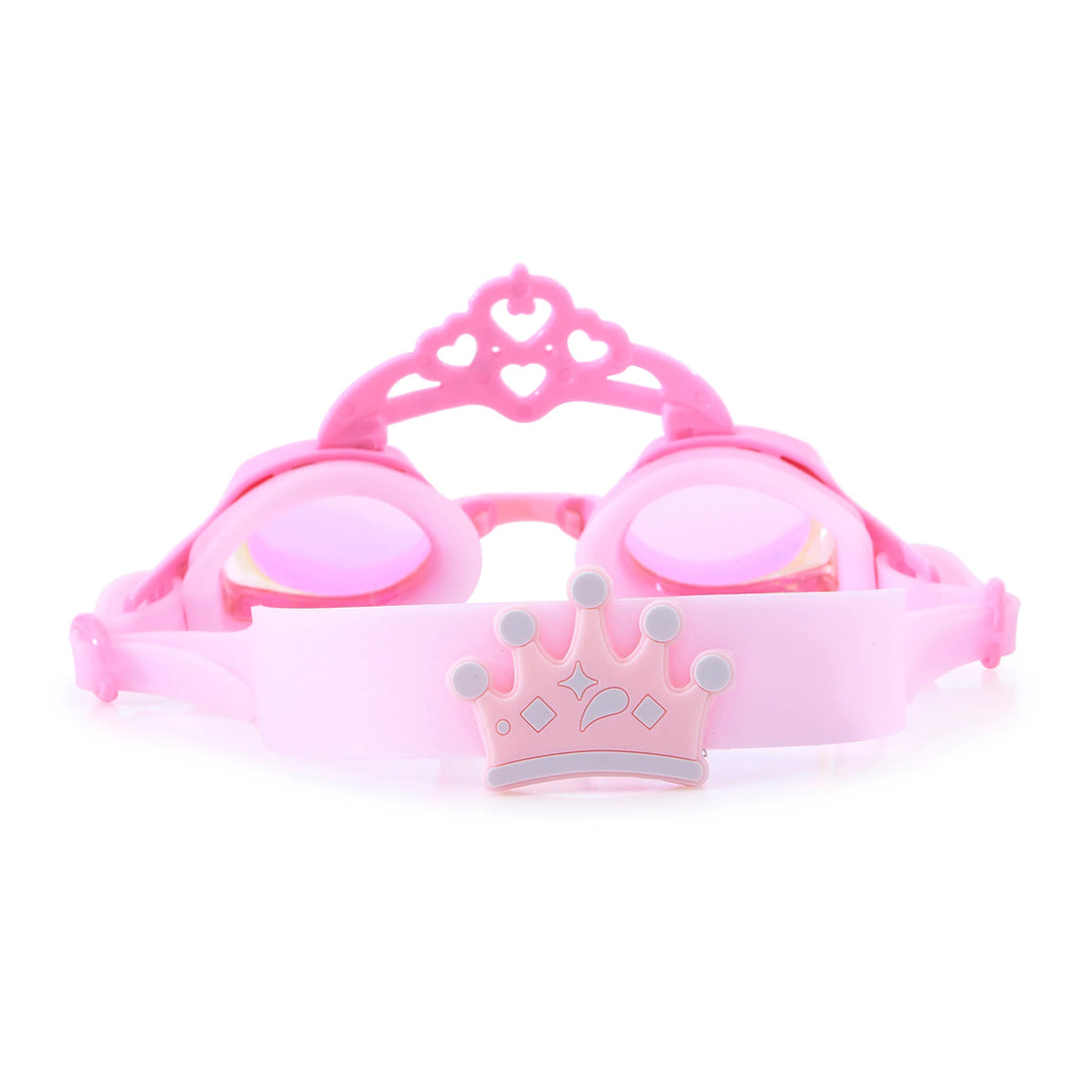 Bling2o Kids Swim Goggles | Princess Crown Peachy Pink