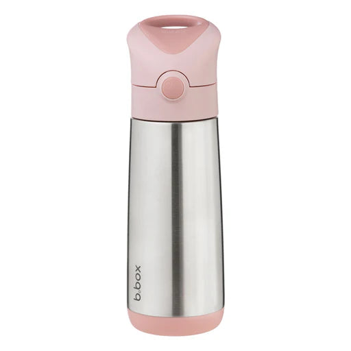 bbox Insulated Drink Bottle Sipper Lid 500ml - Blush Crush