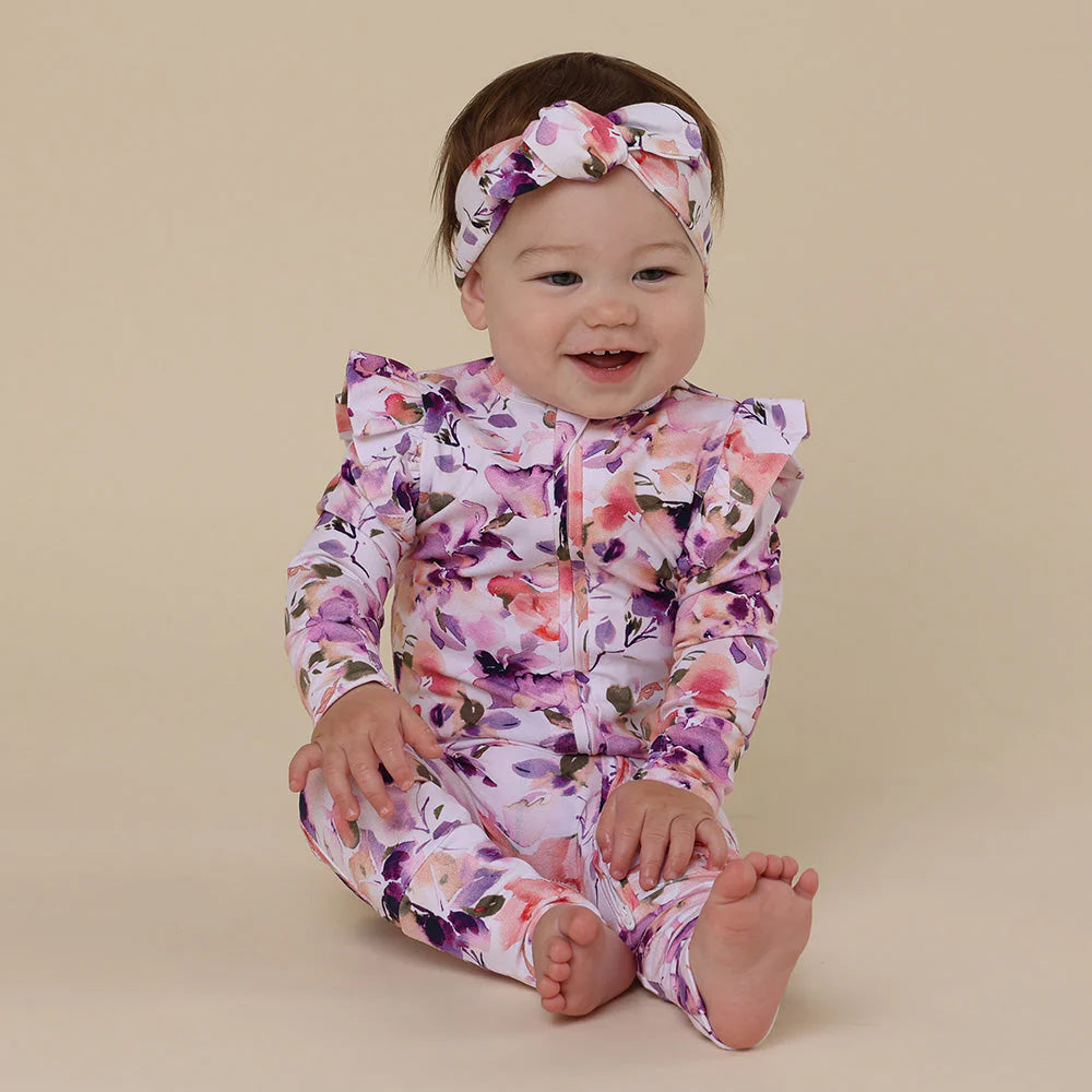 Snuggle Hunny Organic Snugglesuit - Blushing Beauty