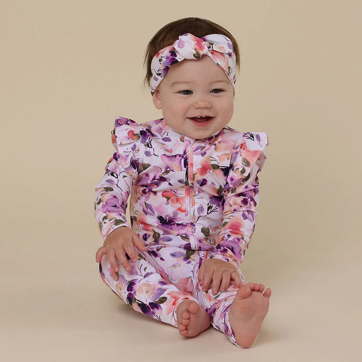 Snuggle Hunny Organic Snugglesuit - Blushing Beauty