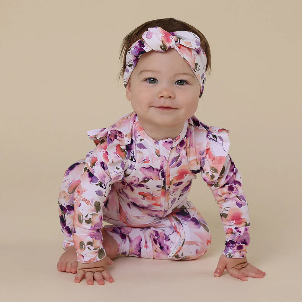 Snuggle Hunny Organic Snugglesuit - Blushing Beauty