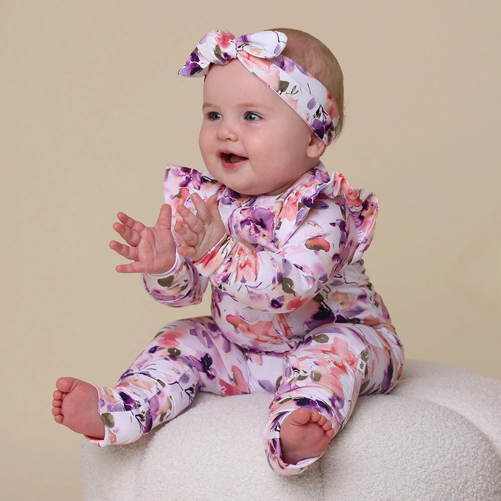 Snuggle Hunny Organic Snugglesuit - Blushing Beauty