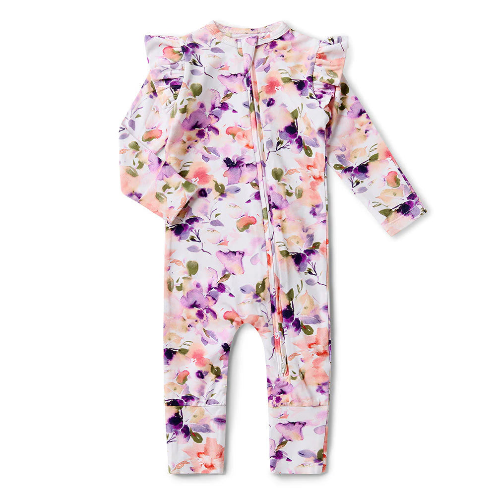 Snuggle Hunny Organic Snugglesuit - Blushing Beauty