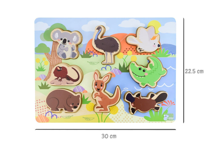 Bush Buddies Australian Animal Chunky Wooden Puzzle