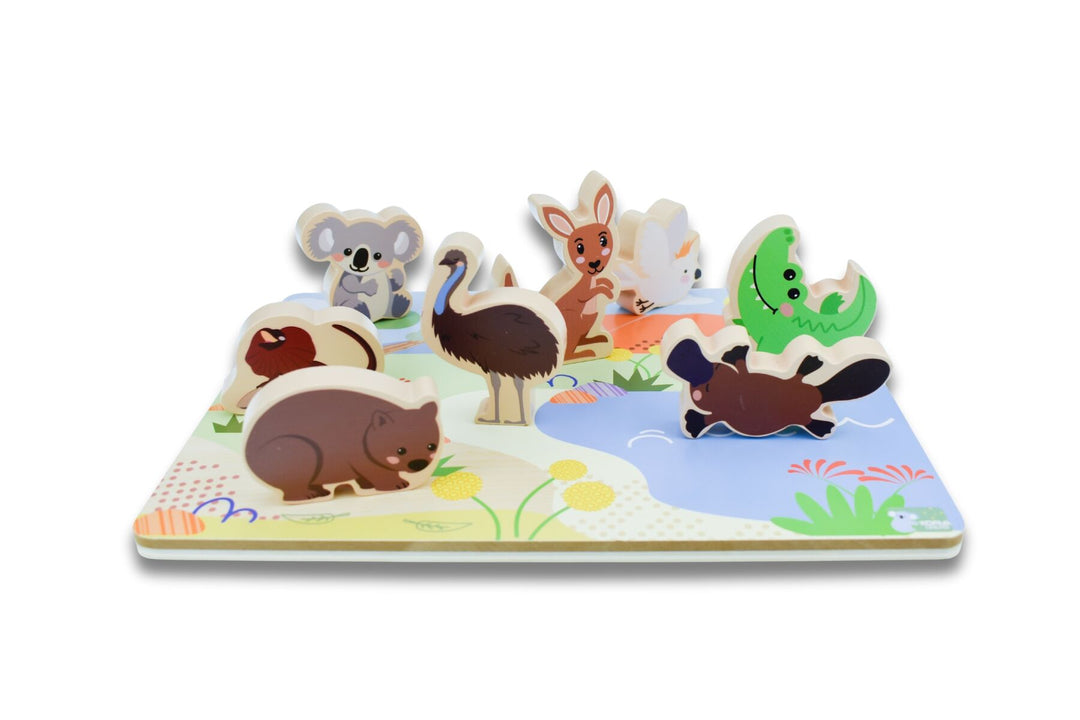 Bush Buddies Australian Animal Chunky Wooden Puzzle