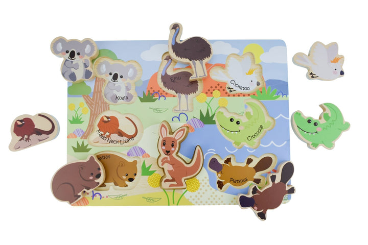 Bush Buddies Australian Animal Chunky Wooden Puzzle