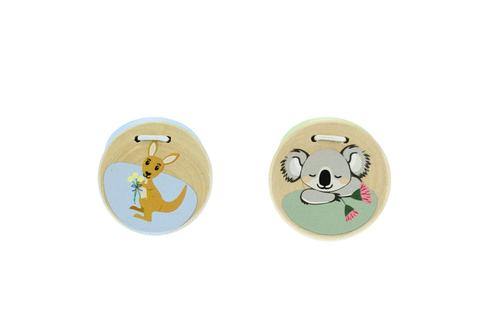 Bush Buddies Wooden Music Castanets