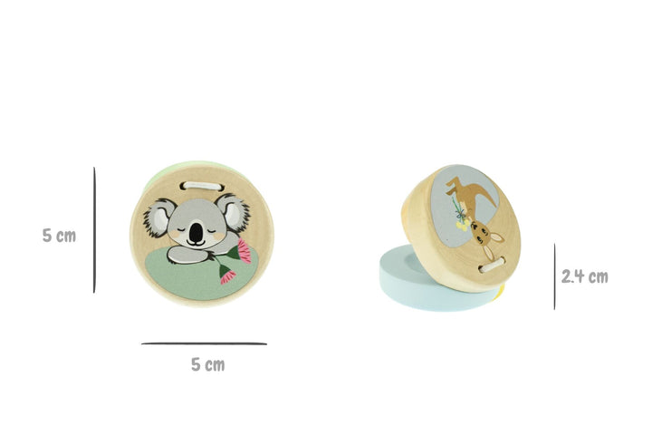 Bush Buddies Wooden Music Castanets