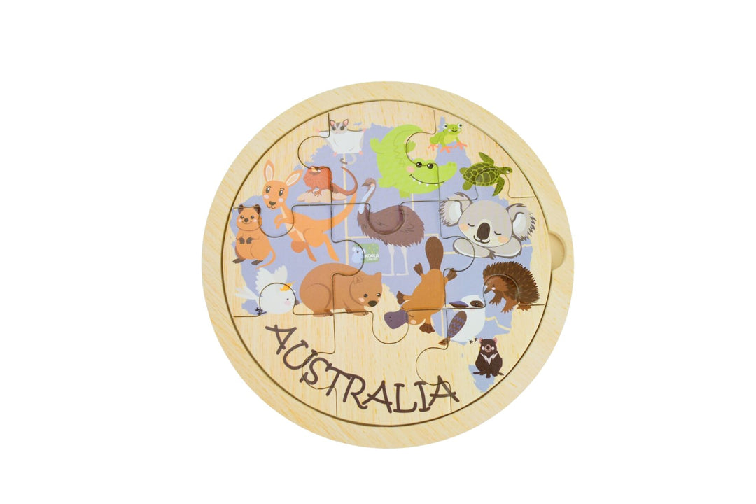 Bush Buddies Australian Animal 9 Piece Puzzle - Assorted
