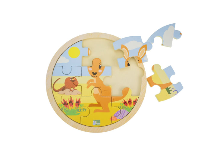 Bush Buddies Australian Animal 9 Piece Puzzle - Assorted