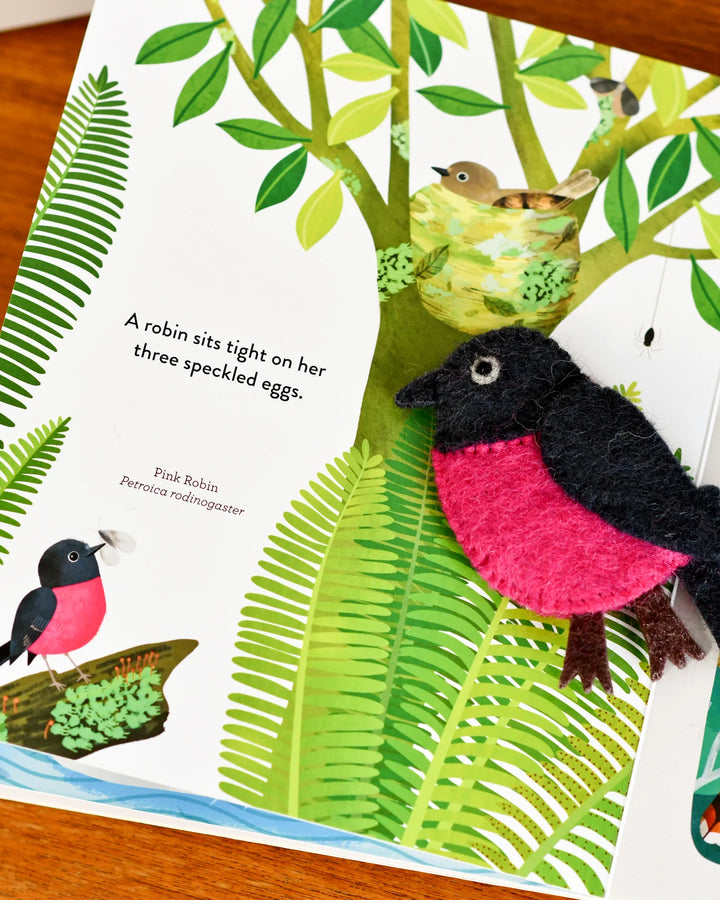 The Busy Beaks Finger Puppets and Book Set