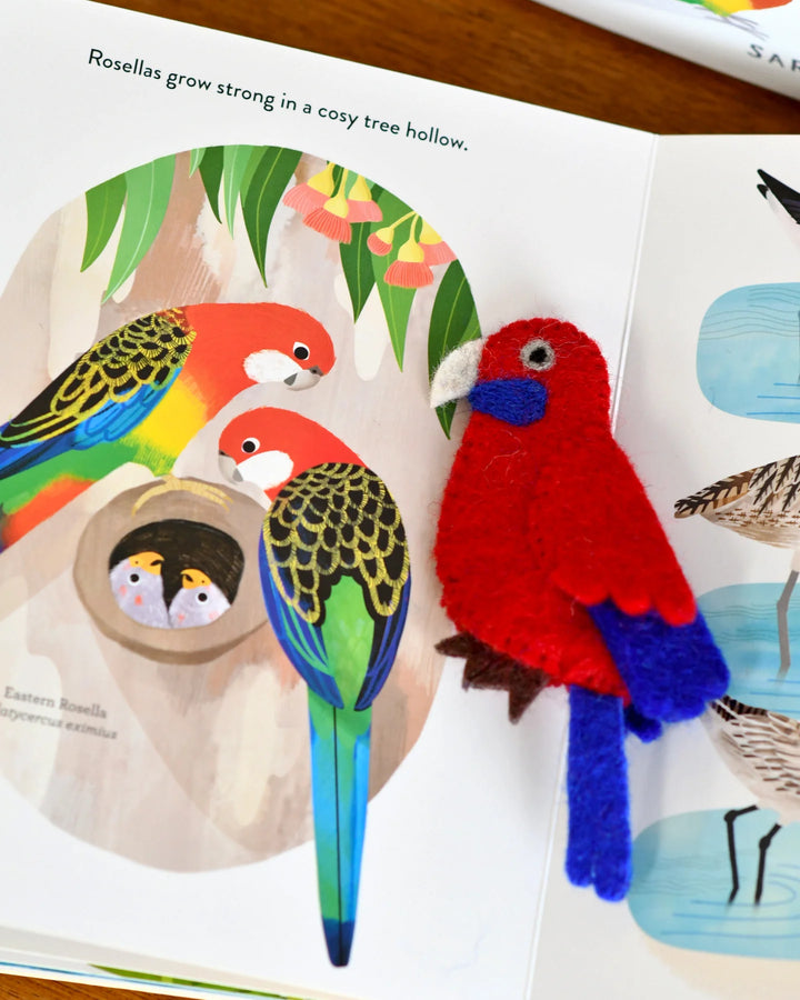 The Busy Beaks Finger Puppets and Book Set
