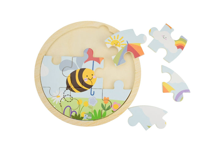 Buzzy Days 9 Piece Bee Puzzle - Assorted