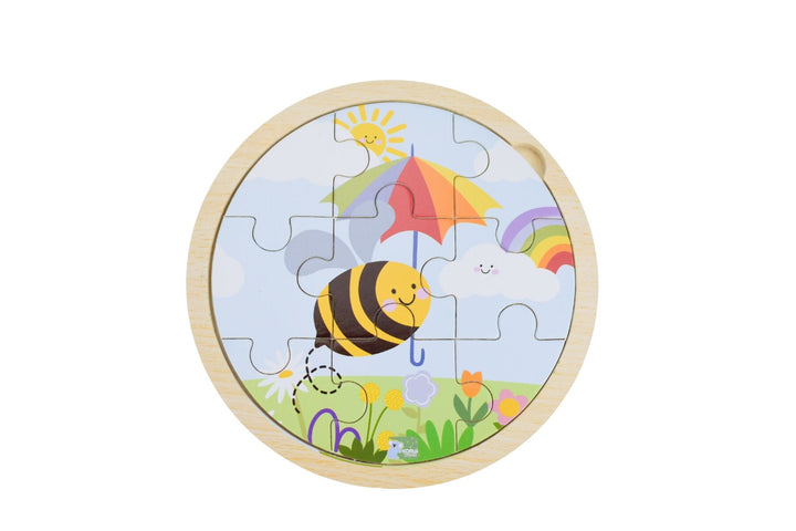 Buzzy Days 9 Piece Bee Puzzle - Assorted