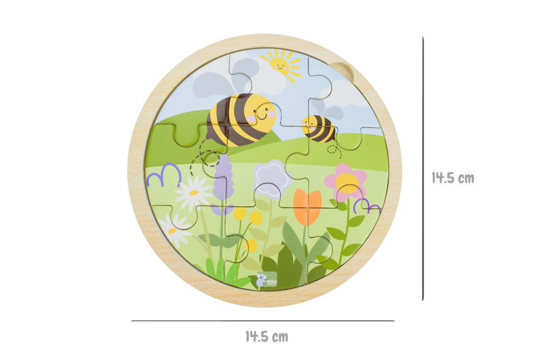 Buzzy Days 9 Piece Bee Puzzle - Assorted