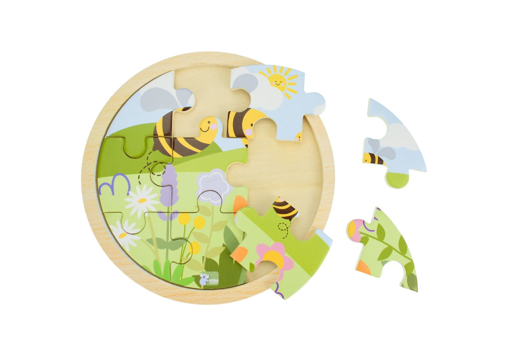 Buzzy Days 9 Piece Bee Puzzle - Assorted