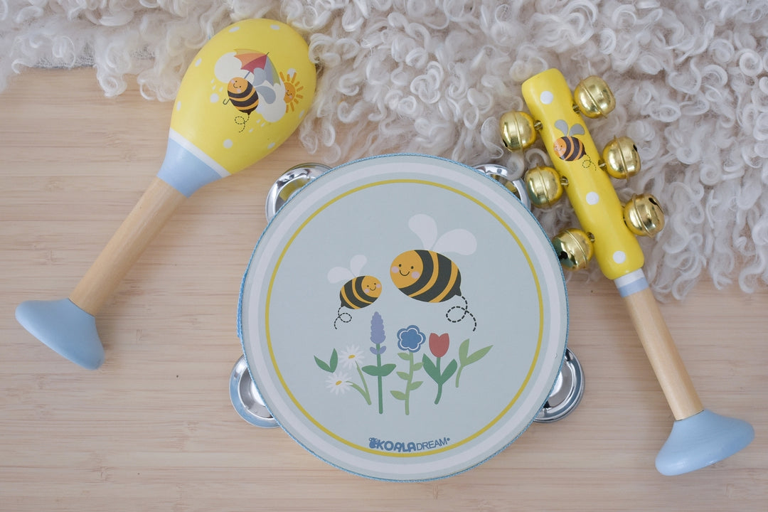 Buzzy Days Bee 3 Piece Music Set
