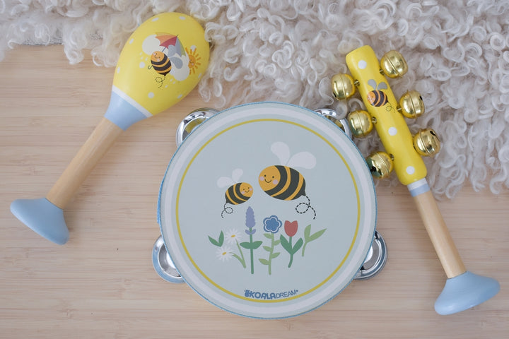 Buzzy Days Bee 3 Piece Music Set