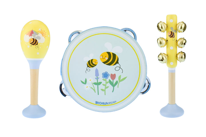 Buzzy Days Bee 3 Piece Music Set