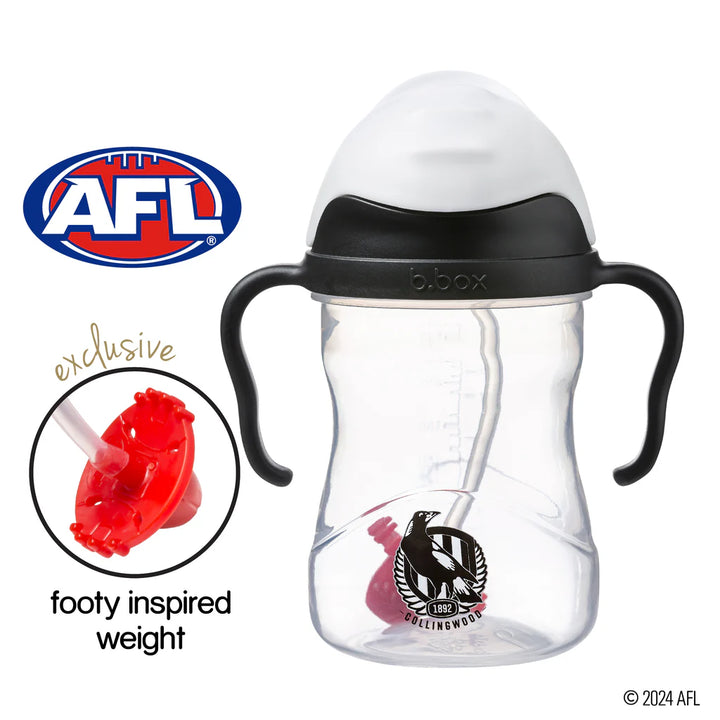 bbox ALF Weighted Straw Sippy Cup 240ml - Collingwood
