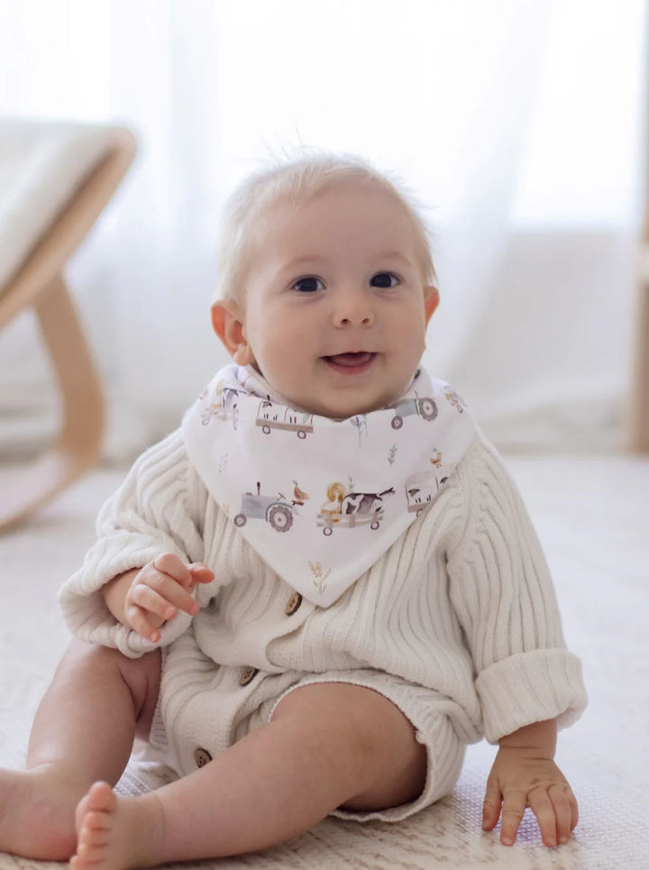 Bambella Bandana Bibs 2 Pack | Oakwood Farm & Latte