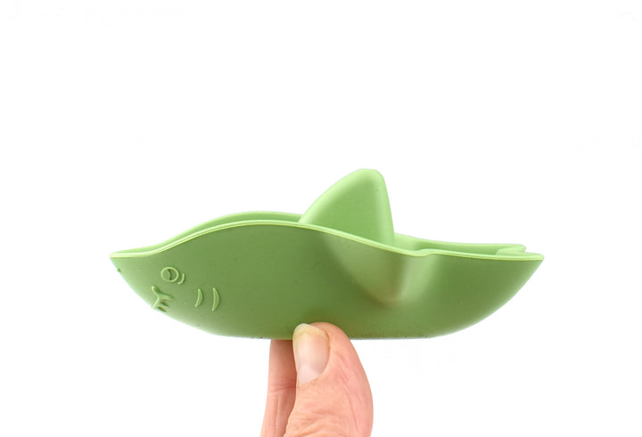 Silicone Bath Sharks 3 Pack - Green, Baby Blue & Sand