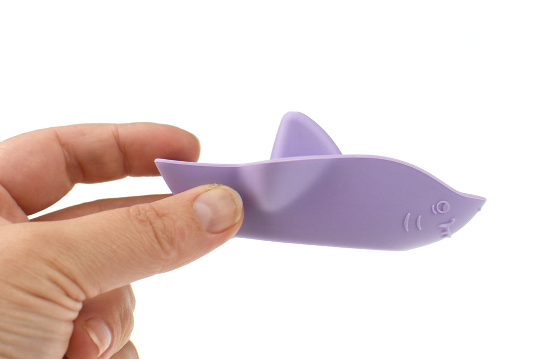 Silicone Bath Sharks 3 Pack - Lilac, Baby Blue & Yellow