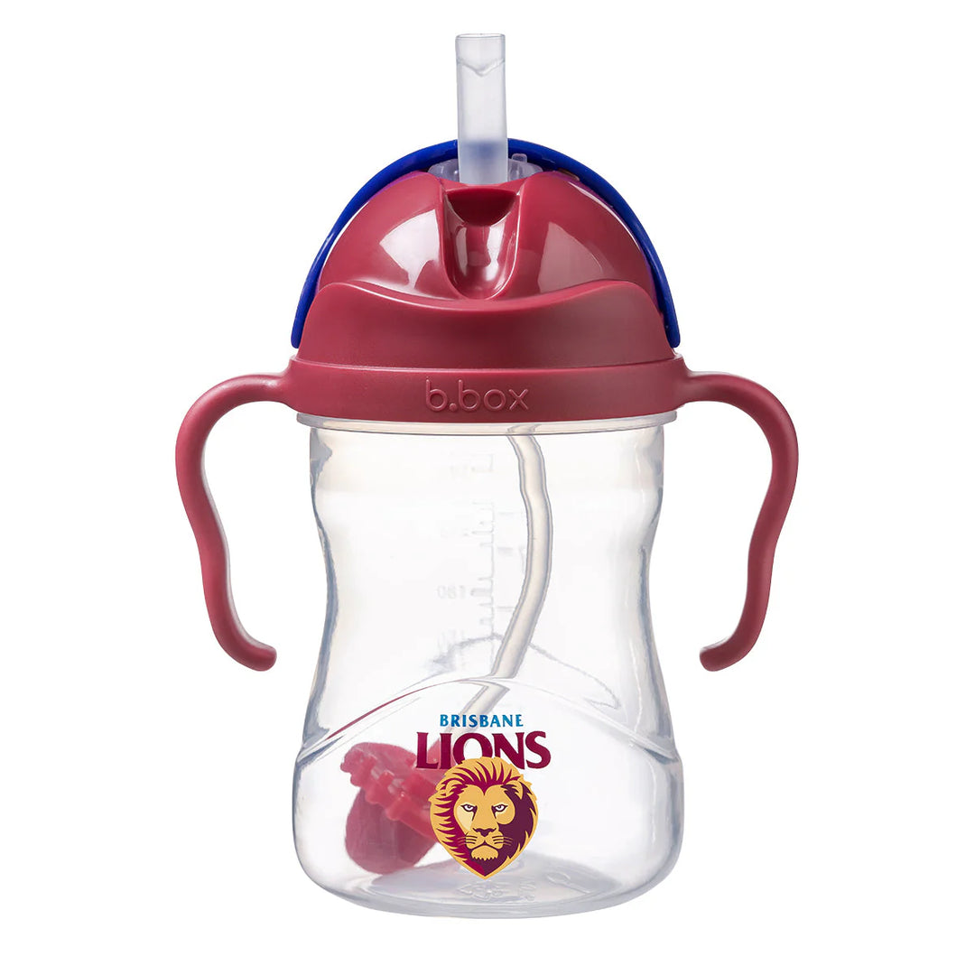 bbox ALF Weighted Straw Sippy Cup 240ml - Brisbane Lions